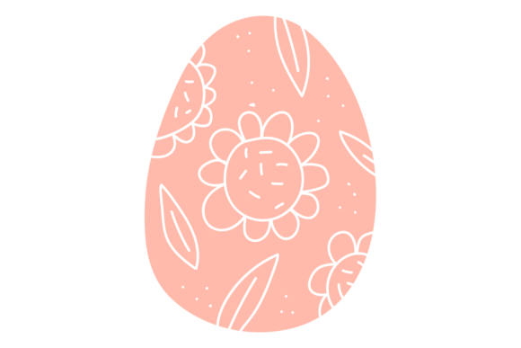 Download Pink Egg with Decorative Pattern. Cute E - Cute Collection