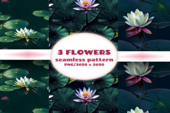 Download Seamless Patterns with Flowers - Flowers Collection