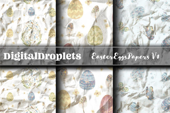 Download Easter Eggs Papers Vol. 1 | FREEBIE - Easter Collection