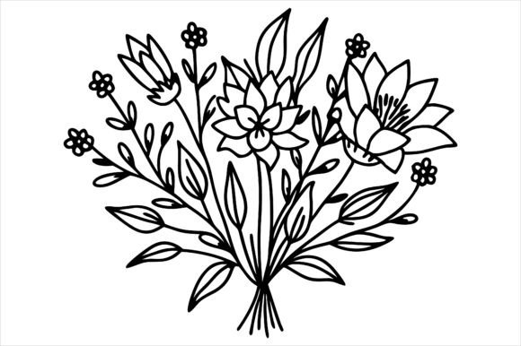 Download Minimal Flowers and Leaves Art - Flowers Collection