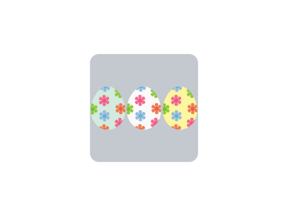 Download Easter Illustration Egg Flower Icon - Easter Collection