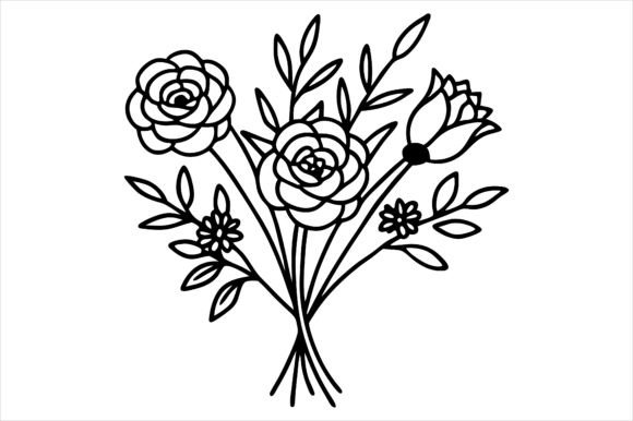 Download Minimal Flowers and Leaves Art - Flowers Collection
