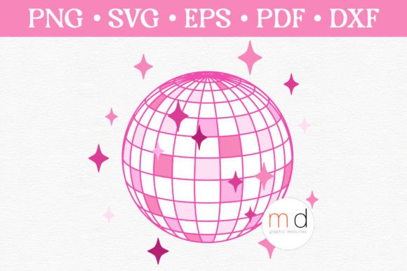 Download Cute Pink Disco Ball Svg Mirror Ball Png - Cute Collection