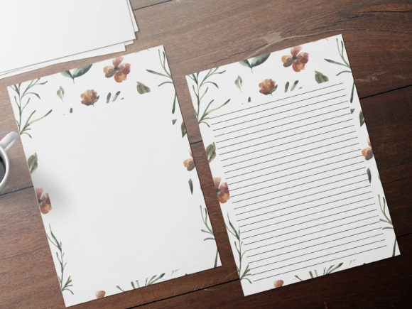 Download Minimal Flowers, Botanical Stationery - Flowers Collection