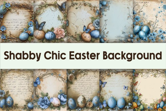 Download Shabby Chic Easter Background - Easter Collection
