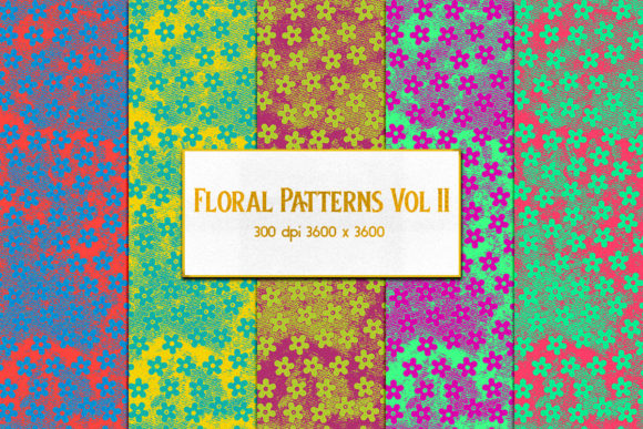 Download Cute Floral Pattern Textures - Vol II - Cute Collection