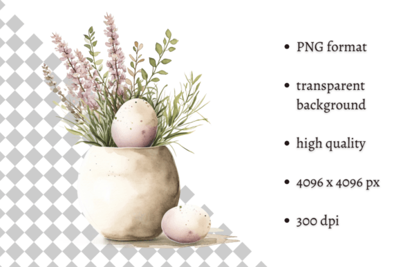 Download Watercolor Easter Illustration PNG - Easter Collection