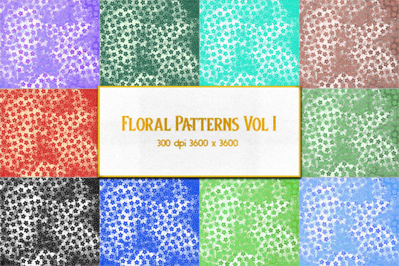 Download Cute Floral Pattern Textures - Vol I - Cute Collection